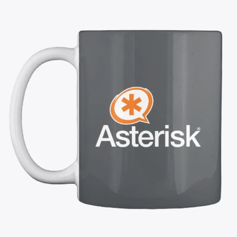 Asterisk Logo Coffee Cup